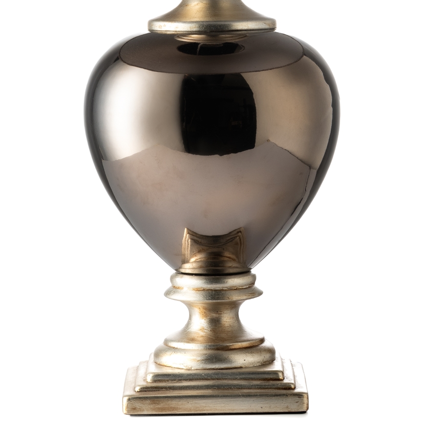 ONLI - Stolná lampa AMADEUS 1xE27/15W/230V sivá