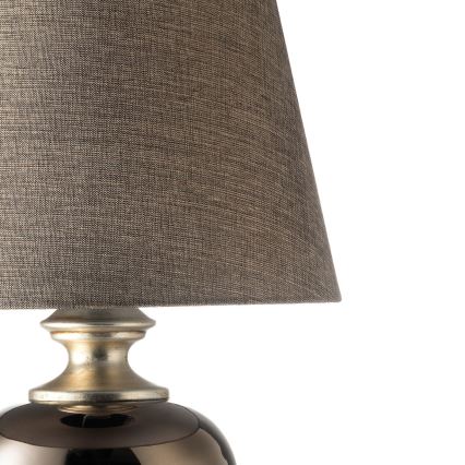 ONLI - Stolná lampa AMADEUS 1xE27/15W/230V sivá