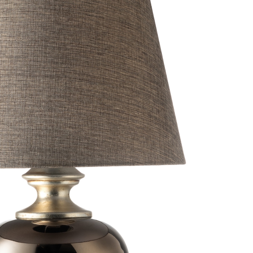 ONLI - Stolná lampa AMADEUS 1xE27/15W/230V sivá