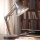 ONLI - Stolná lampa ARCHITETTO 1xE27/22W/230V 62 cm šedá/hnedá