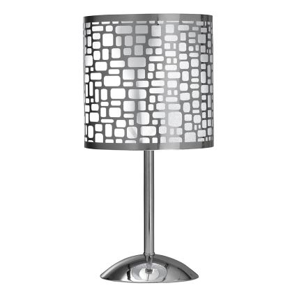ONLI - Stolná lampa BRUCE 1xE27/15W/230V 40 cm matný chróm