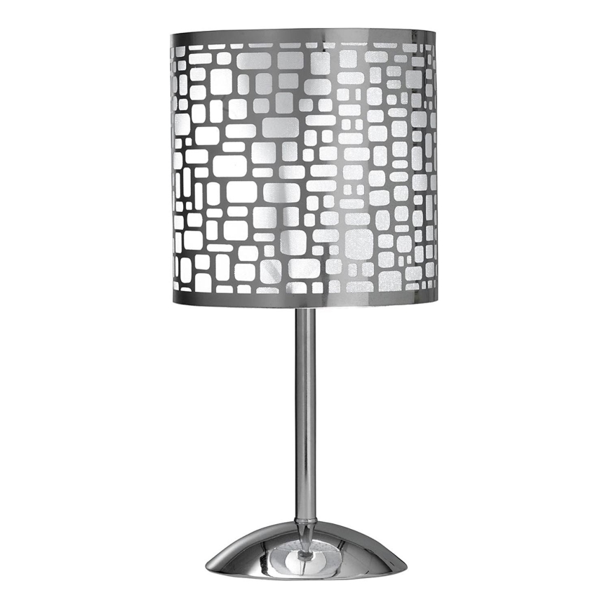 ONLI - Stolná lampa BRUCE 1xE27/15W/230V 40 cm matný chróm