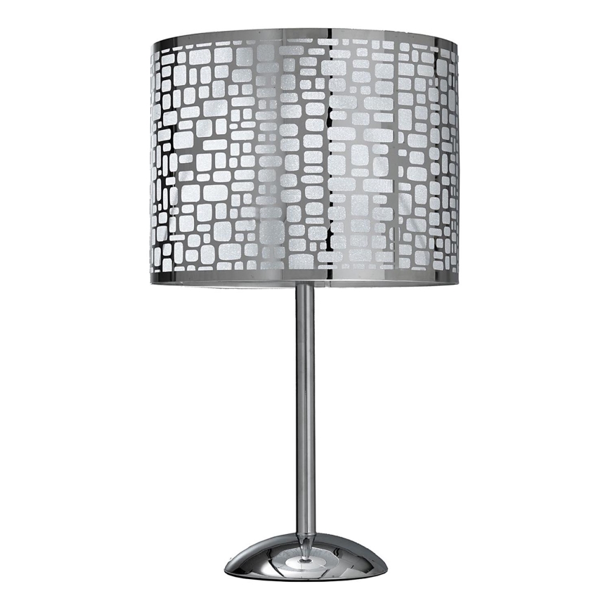 ONLI - Stolná lampa BRUCE 1xE27/15W/230V 52 cm matný chróm