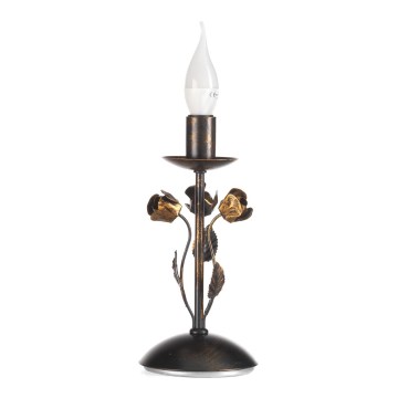 ONLI - Stolná lampa CAROLINA 1xE14/6W/230V 40 cm bronzová