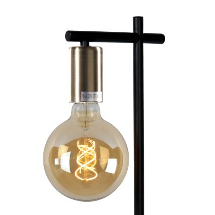 ONLI - Stolná lampa CROSS 1xE27/22W/230V čierna/mosadz