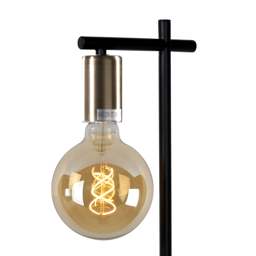 ONLI - Stolná lampa CROSS 1xE27/22W/230V čierna/mosadz