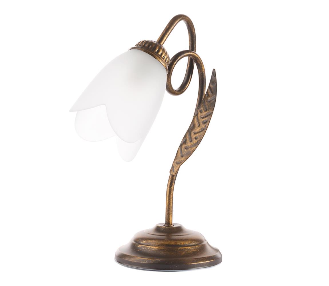 ONLI ONLI - Stolná lampa DOPPIO GIRO 1xE14/6W/230V bronzová 