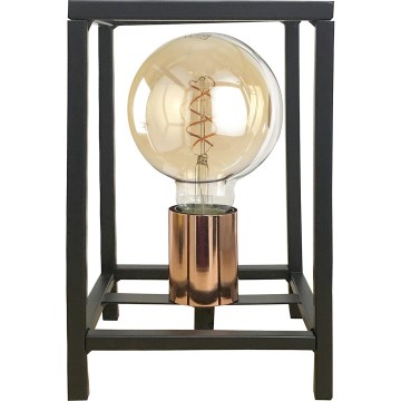 ONLI - Stolná lampa FLOKI 1xE27/15W/230V 20 cm čierna/medená