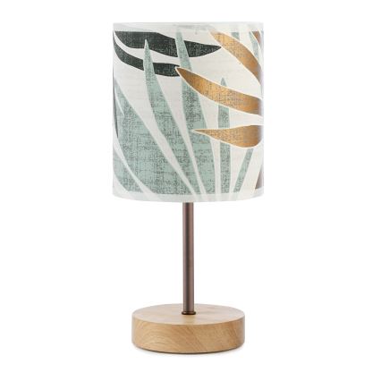 ONLI - Stolná lampa FLORA 1xE27/22W/230V 28 cm zelená/zlatá