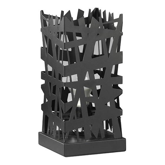 ONLI - Stolná lampa FORESTA 1xE27/15W/230V 29 cm čierna