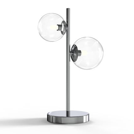 ONLI - Stolná lampa KIMBERLY 2xG9/6W/230V 40 cm lesklý chróm