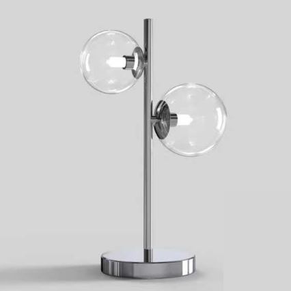 ONLI - Stolná lampa KIMBERLY 2xG9/6W/230V 40 cm lesklý chróm