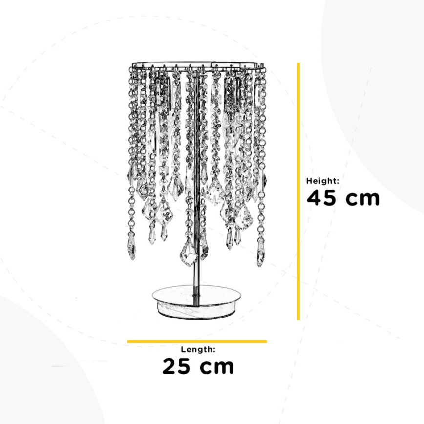 ONLI - Stolná lampa LAILA 2xE14/10W/230V 45 cm