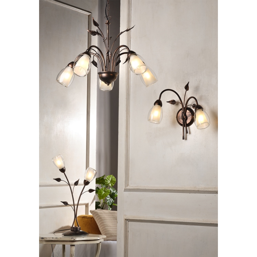 ONLI - Stolná lampa LILIANA 2xE14/6W/230V 60 cm