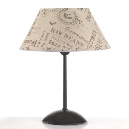 ONLI - Stolná lampa MAIDA 1xE27/15W/230V 38 cm hnedá
