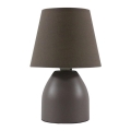 ONLI - Stolná lampa NANO 1xE14/6W/230V hnedá 19 cm