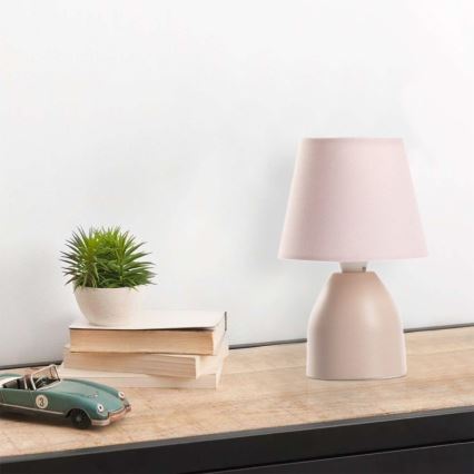 ONLI - Stolná lampa NANO 1xE14/6W/230V ružová 19 cm