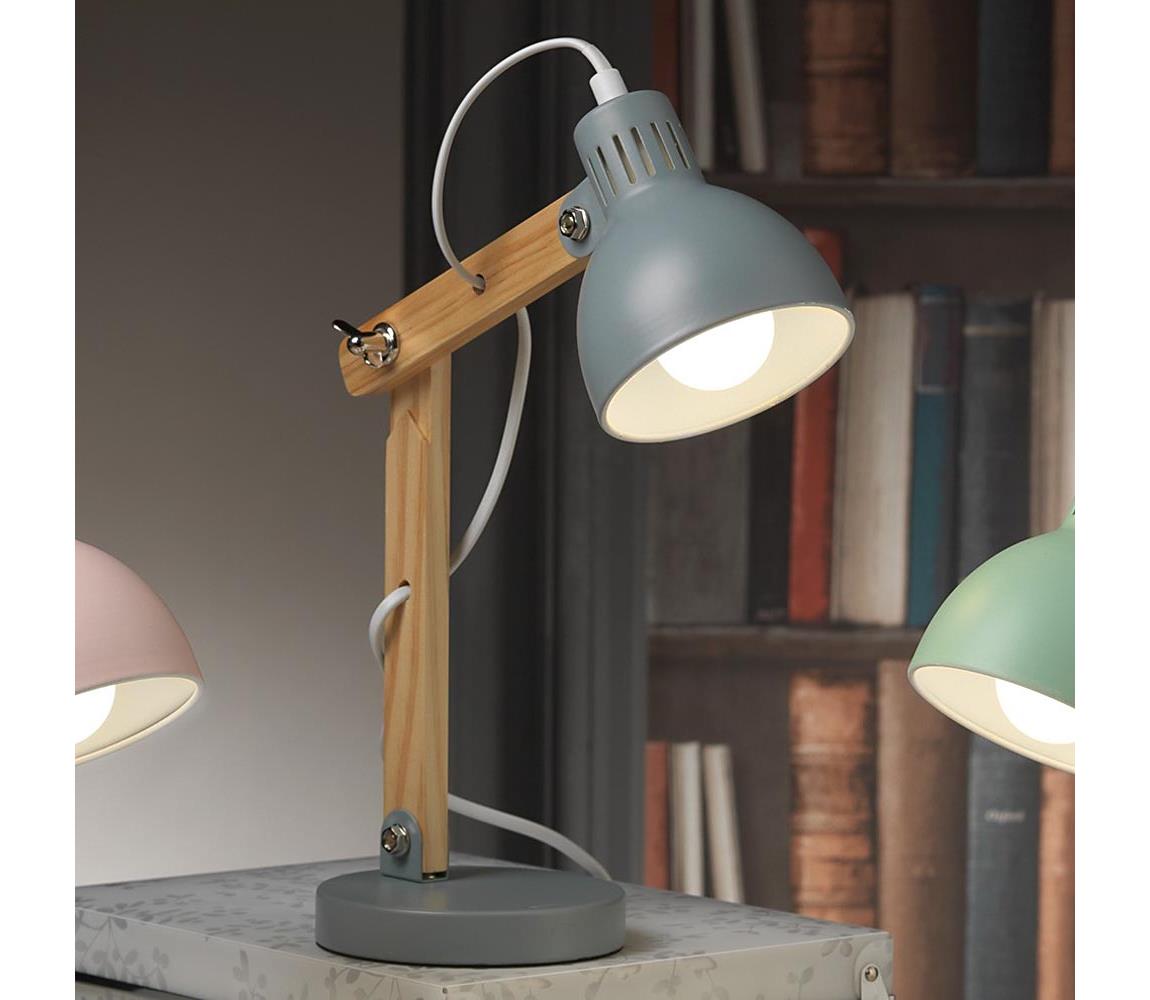 ONLI ONLI - Stolná lampa NORA 1xE14/6W/230V šedá 