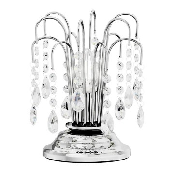ONLI - Stolná lampa PIOGGIA 1xE14/6W/230V pr. 16 cm lesklý chróm