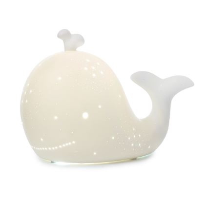 ONLI - Stolná lampa PORCELLANA 1xE14/6W/230V 16,2 cm veľryba