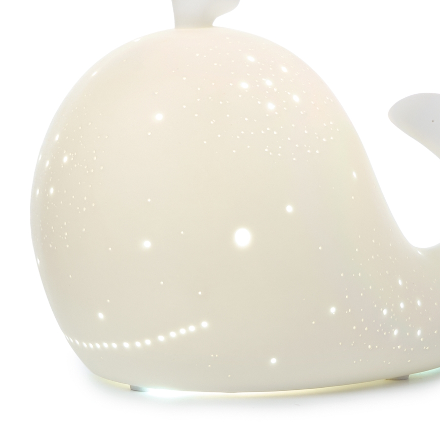 ONLI - Stolná lampa PORCELLANA 1xE14/6W/230V 16,2 cm veľryba