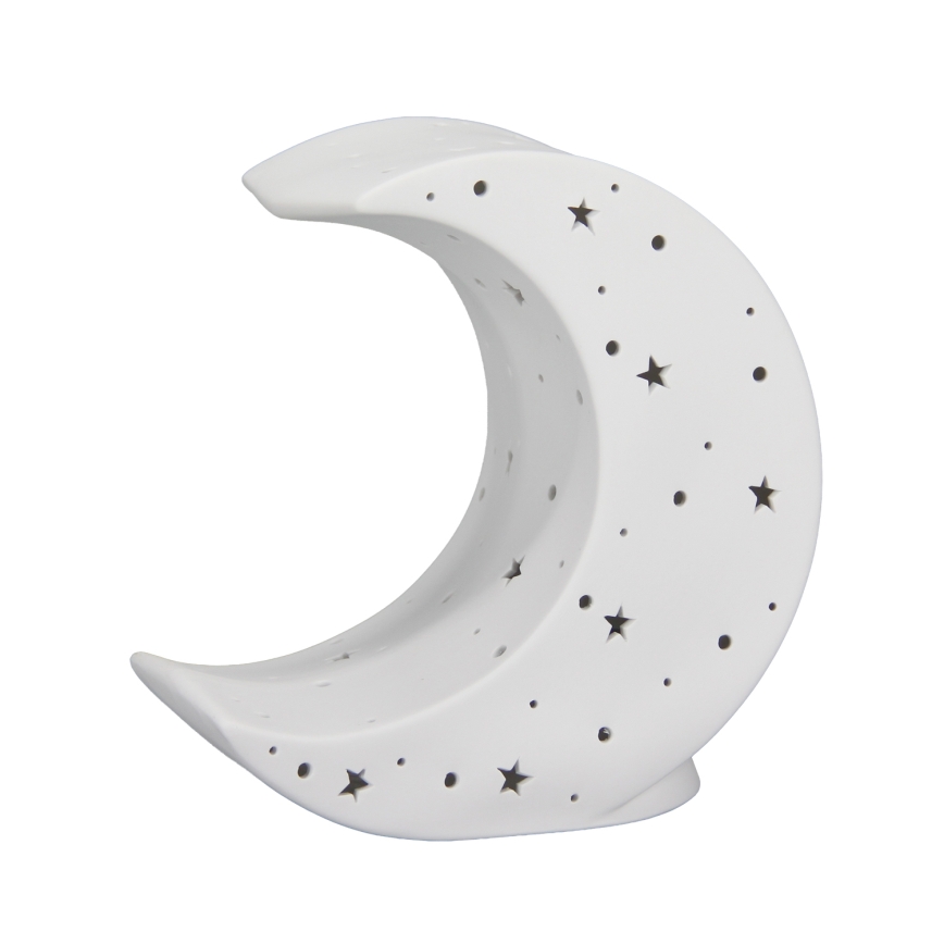 ONLI - Stolná lampa PORCELLANA 1xE14/6W/230V 21 cm mesiac