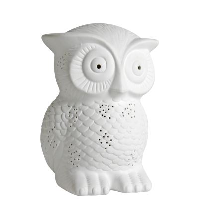 ONLI - Stolná lampa PORCELLANA 1xE14/6W/230V 25 cm sova