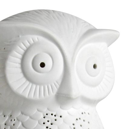 ONLI - Stolná lampa PORCELLANA 1xE14/6W/230V 25 cm sova