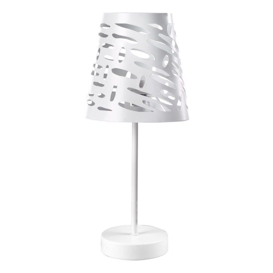 ONLI - Stolná lampa RICKY 1xE14/10W/230V 28 cm biela