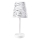ONLI - Stolná lampa RICKY 1xE14/10W/230V 28 cm biela