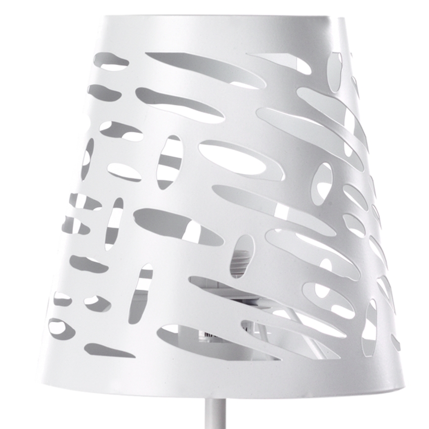 ONLI - Stolná lampa RICKY 1xE14/10W/230V 28 cm biela
