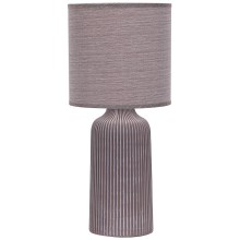 ONLI - Stolná lampa SHELLY 1xE27/22W/230V hnedá 45 cm