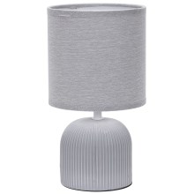 ONLI - Stolná lampa SHELLY 1xE27/22W/230V šedá 28 cm