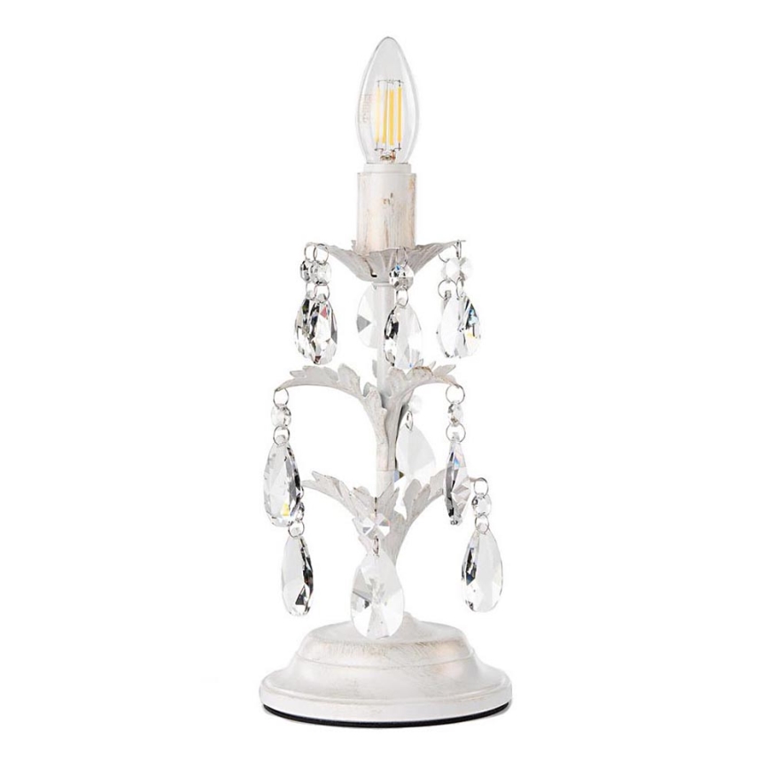 ONLI - Stolná lampa TERESA 1xE14/6W/230V biela