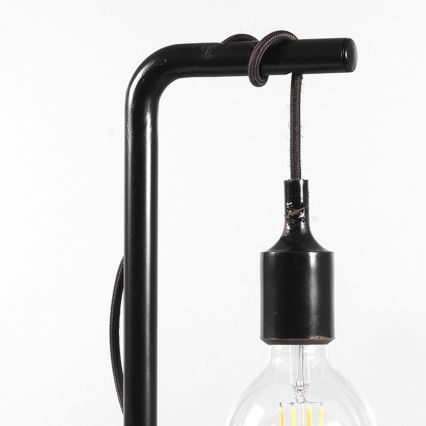 ONLI - Stolná lampa WIRE 1xE27/15W/230V 50 cm čierna