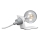 ONLI - Stolná lampa WIRE 1xE27/15W/230V 9 cm šedá/biela