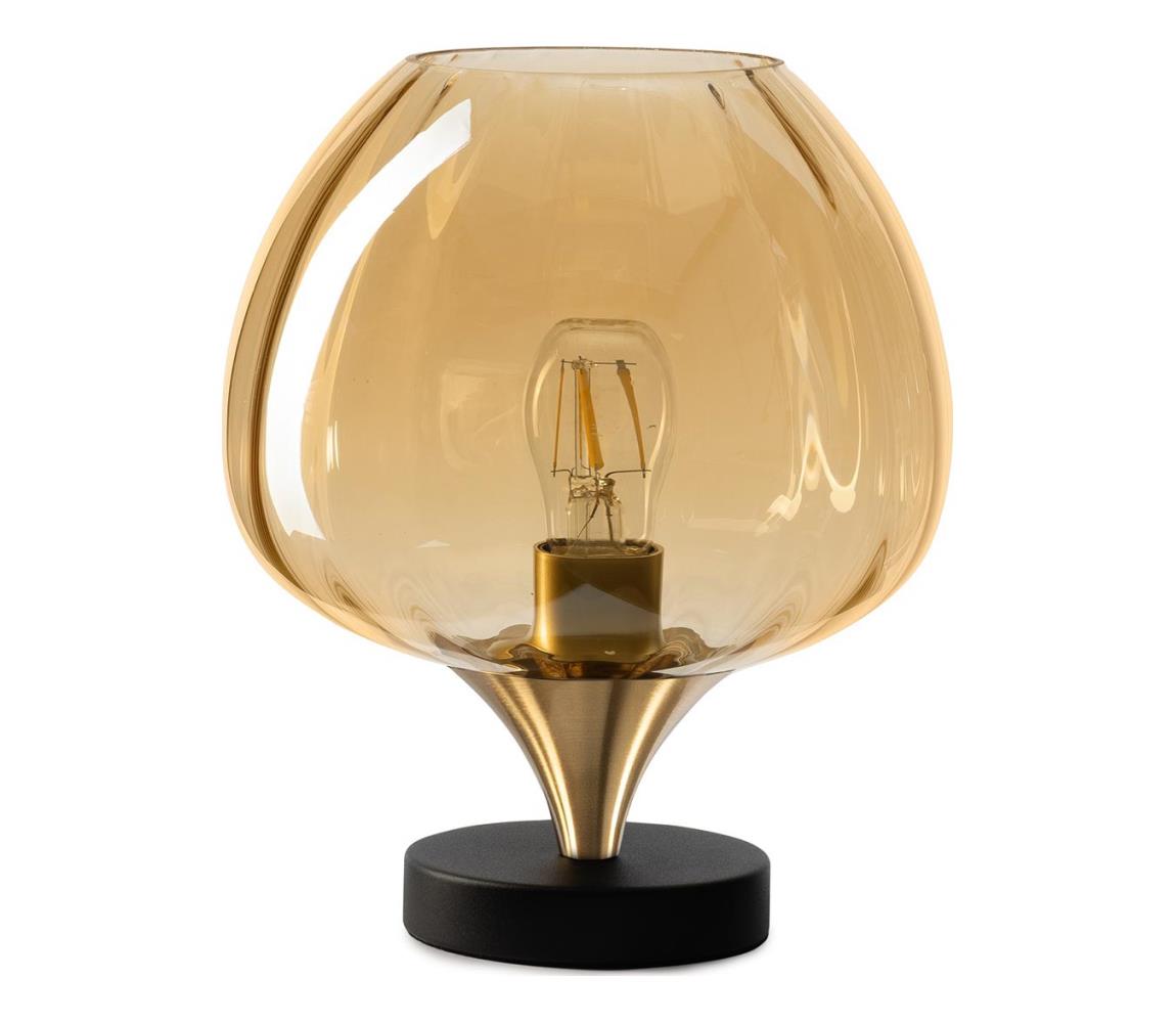 ONLI - Stolová lampa ELIDE 1xE27/15W/230V čierna/medená 5108/L