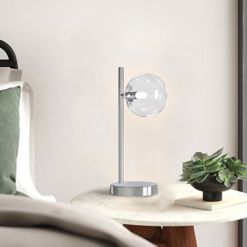 ONLI - Stolová lampa KIMBERLY 1xG9/6W/230V 35 cm lesklý chróm