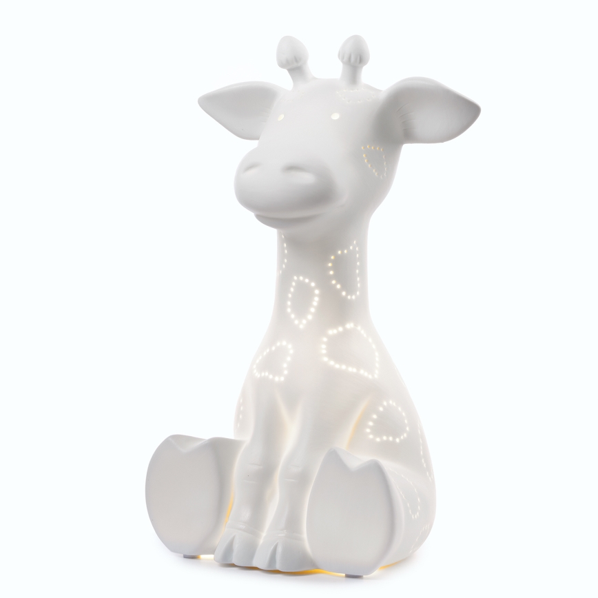 ONLI - Stolová lampa PORCELLANA 1xE14/6W/230V 30 cm žirafa