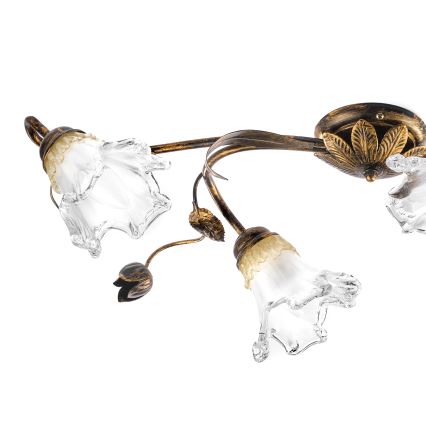 ONLI - Stropné svietidlo ARIANNA 4xE14/6W/230V bronzové