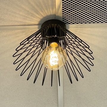 ONLI - Stropné svietidlo DUCCIO 1xE27/22W/230V pr. 30 cm čierna