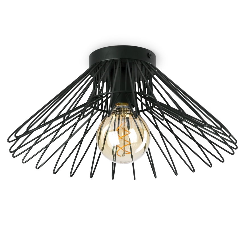 ONLI - Stropné svietidlo DUCCIO 1xE27/22W/230V pr. 40 cm čierna