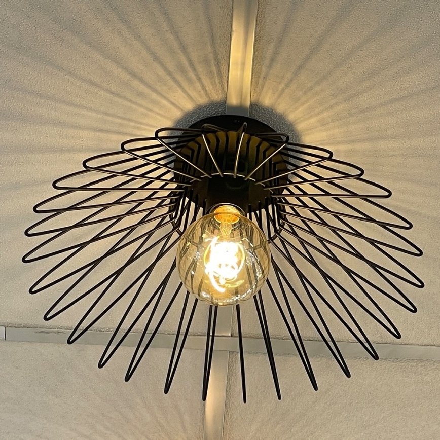 ONLI - Stropné svietidlo DUCCIO 1xE27/22W/230V pr. 40 cm čierna