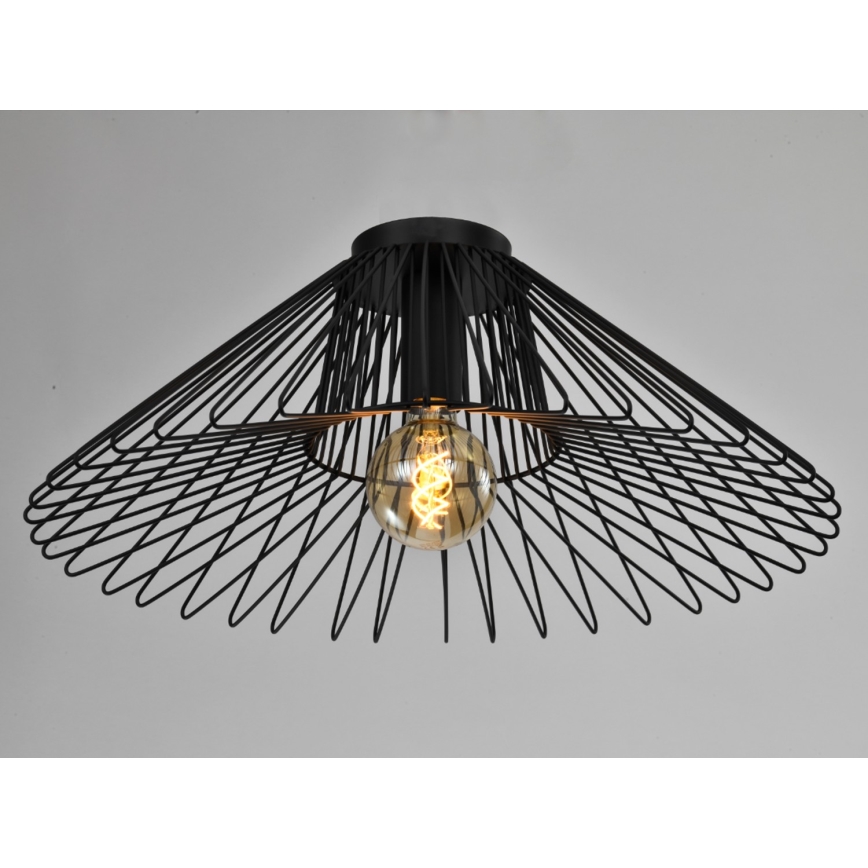 ONLI - Stropné svietidlo DUCCIO 1xE27/22W/230V pr. 60 cm čierna