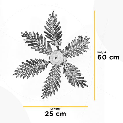 ONLI - Stropné svietidlo FELCE 3xE14/6W/230V krémová