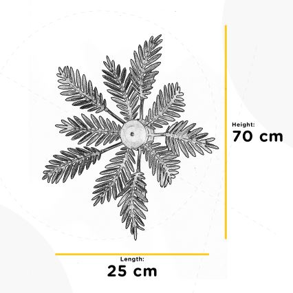 ONLI - Stropné svietidlo FELCE 5xE14/6W/230V krémová