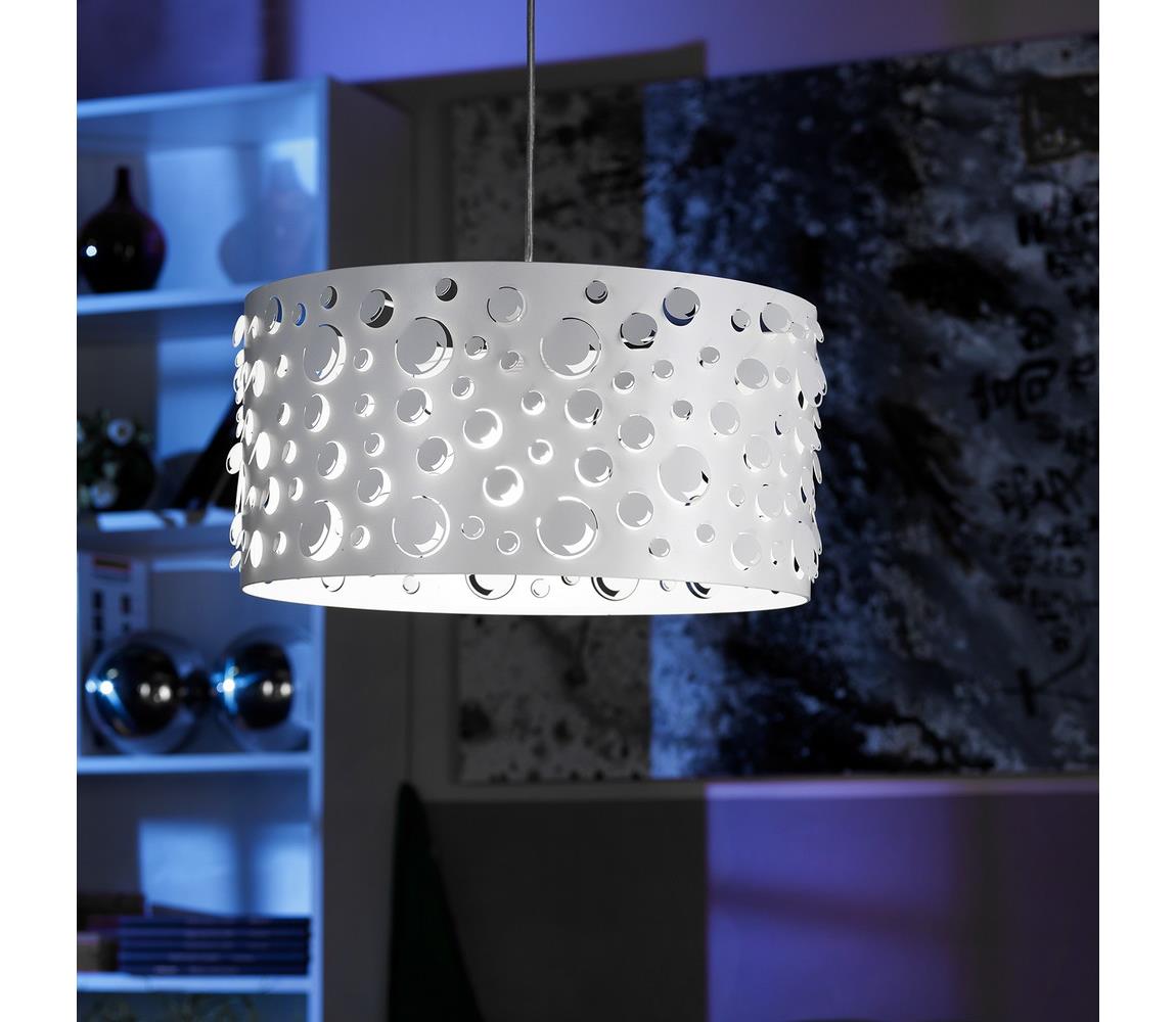 ONLI - Závesný luster BOLLICINE na lanku 1xE27/15W/230V biela 4895/S