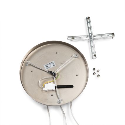 ONLI - Závesný luster DOROTY na lankách 3xE27/15W/230V biela/lesklý chróm