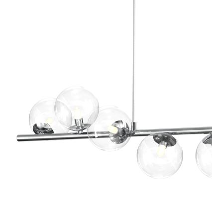 ONLI - Závesný luster na lankách KIMBERLY 8xG9/6W/230V lesklý chróm