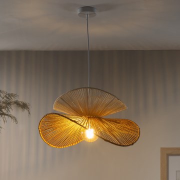 ONLI - Závesný luster na lanku RINGO 1xE27/15W/230V hnedý
